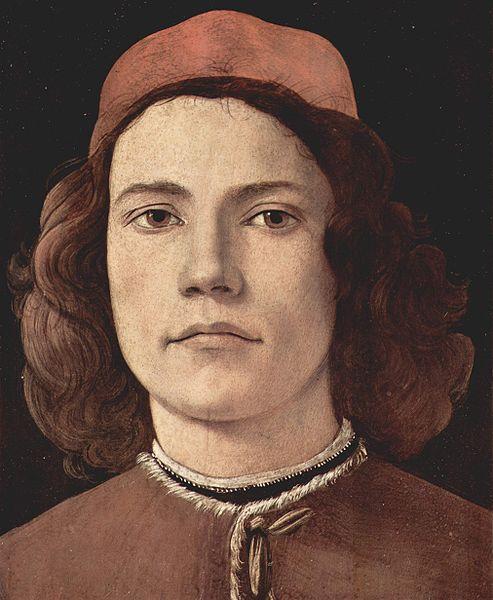 Sandro Botticelli Portrat eines jungen Mannes oil painting picture